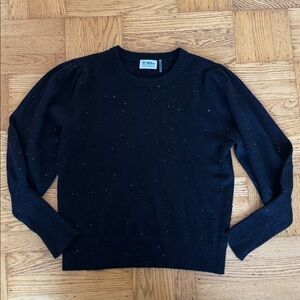 27 Miles Malibu Cashmere Sweater sparkly medium
Black blue